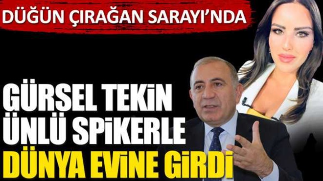 CHP İstanbul Milletvekili Gürsel Tekin 26 yaş küçük sevgilisi Mehtap Özkan ile evlendi