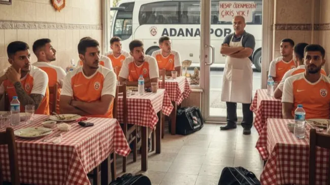 Adanaspor Deplasmanında Şok: Lokanta Parası Ödenmedi, Takım Alıkondu!