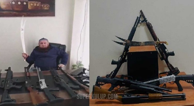 Sosyal medyadaki silahlı görüntülere gözaltı