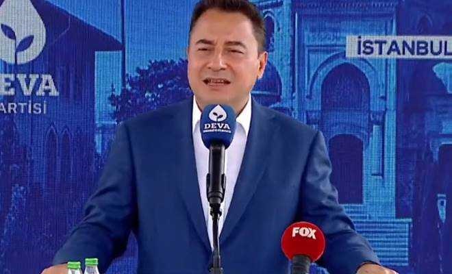 DEVA Partisi Genel Başkanı Ali Babacan'dan tepki