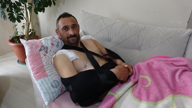 Domuz saldırısından yaralı kurtulan avcı: 'Gidin siz bir de domuzun halini görün'