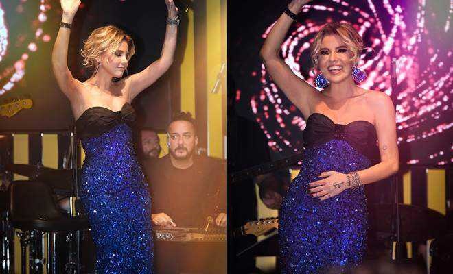 Gülben Ergen, Bahçeşehir Gölet Parkı’nda açılan Gazino Bahçeşehir’de sahne aldı