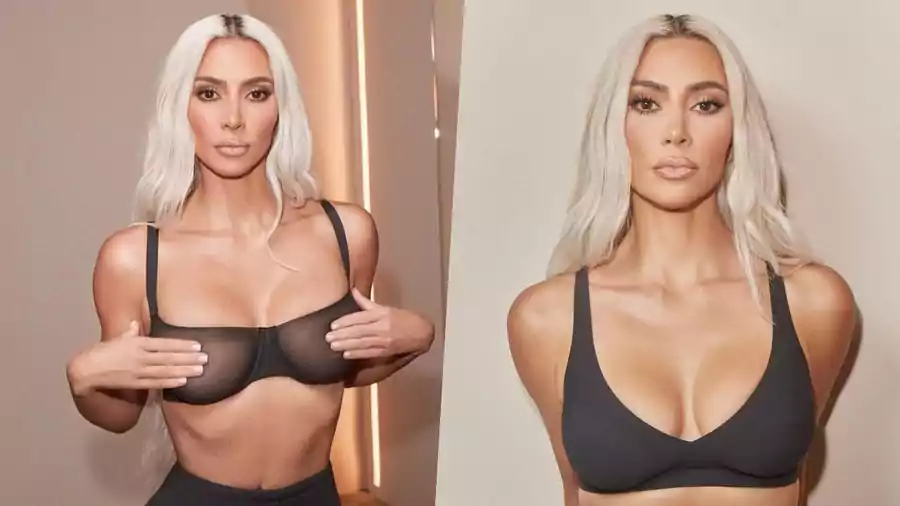 Kim Kardashian transparan iç çamaşırıyla verdiği poz sosyal medyayı yıktı